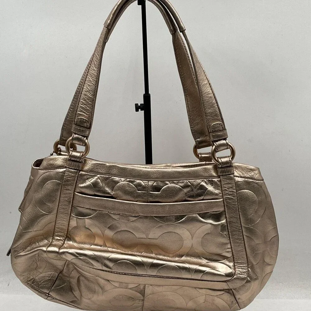 Coach Metallic Rose Gold Soho Satchel
